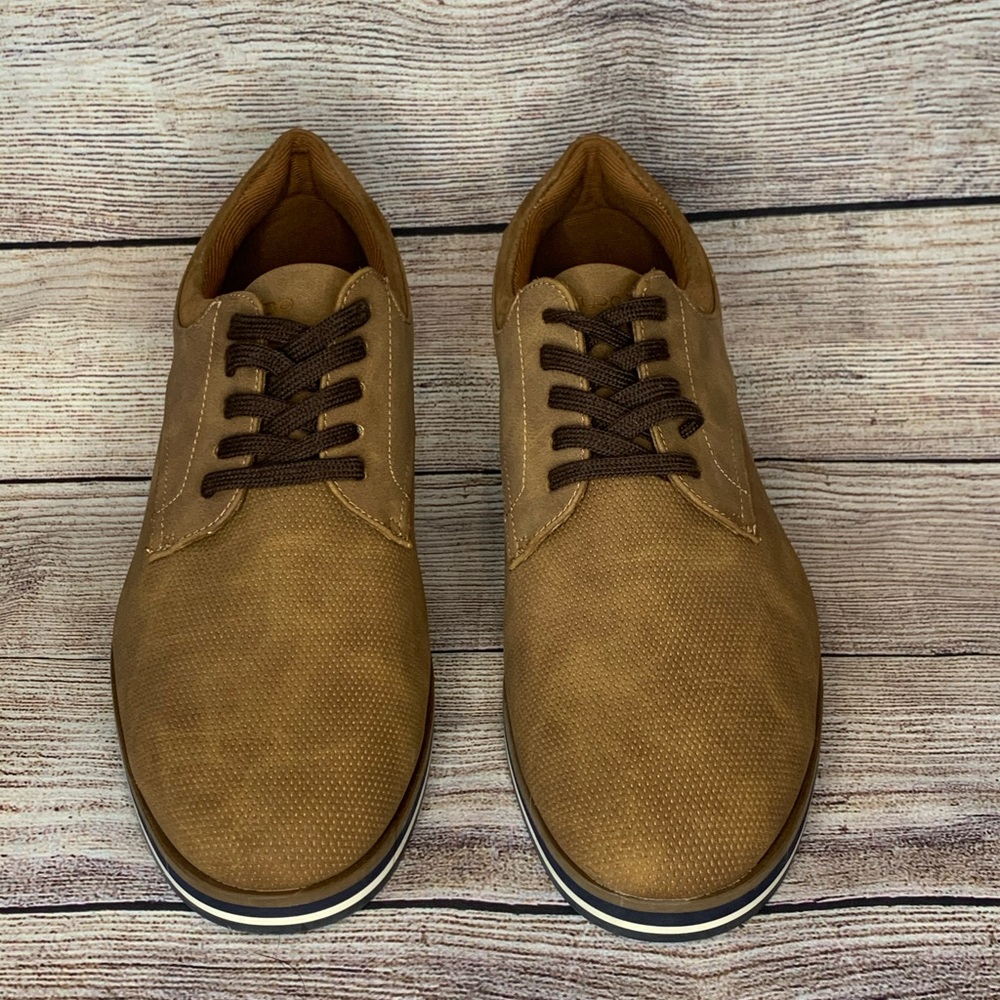 Aldo men’s brown leather dress shoes size 8 new